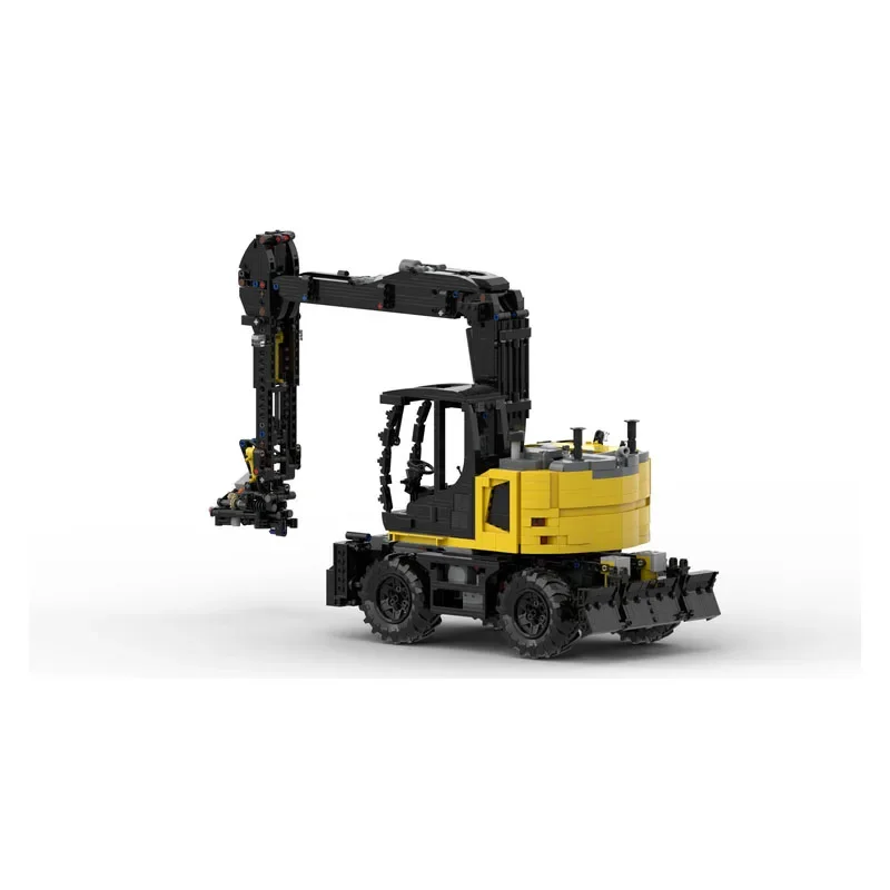 Excavator MOC-177607 - RC Device 918 Compact Excavator Toy Model Building Block Toy 2533PCS DIY Birthday Gift for Kids