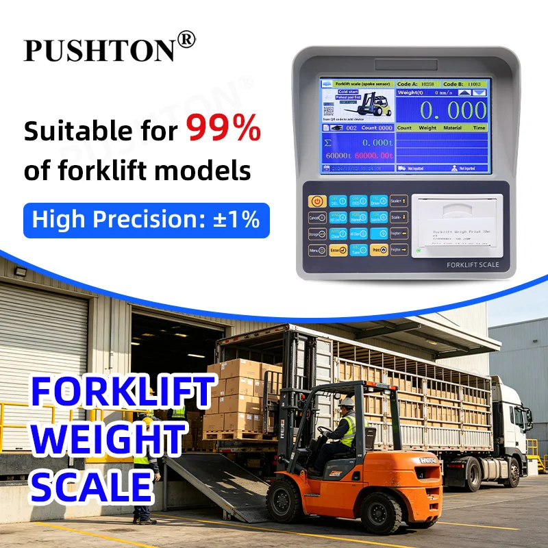 PSD5000 Diesel Internal Combustion Forklift Scale High Precision Digital Fork Weight Scale Warehouse Freight Weigh Device