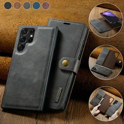 For Samsung Galaxy S25 Ultra 5G 2In1 Detachable Leather Wallet Funda For Galaxy S26 Ultra S25 FE Case S26 Plus S 25 Edge Cover
