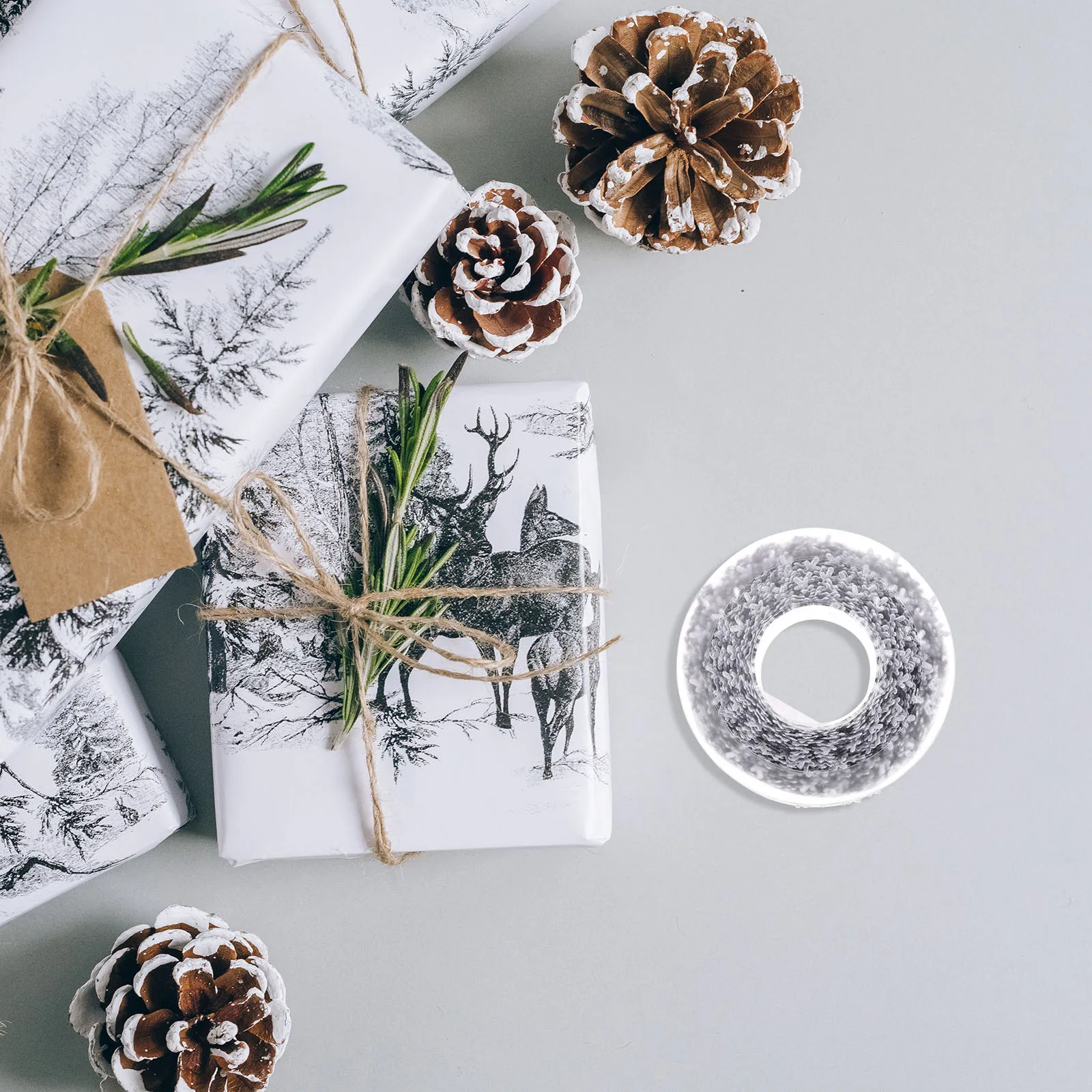 

1 шт., рождественские украшения, лента с узором снежинки, эластичная отделка, свадебные аксессуары, отделка для елки, товары для дома и вечеринки