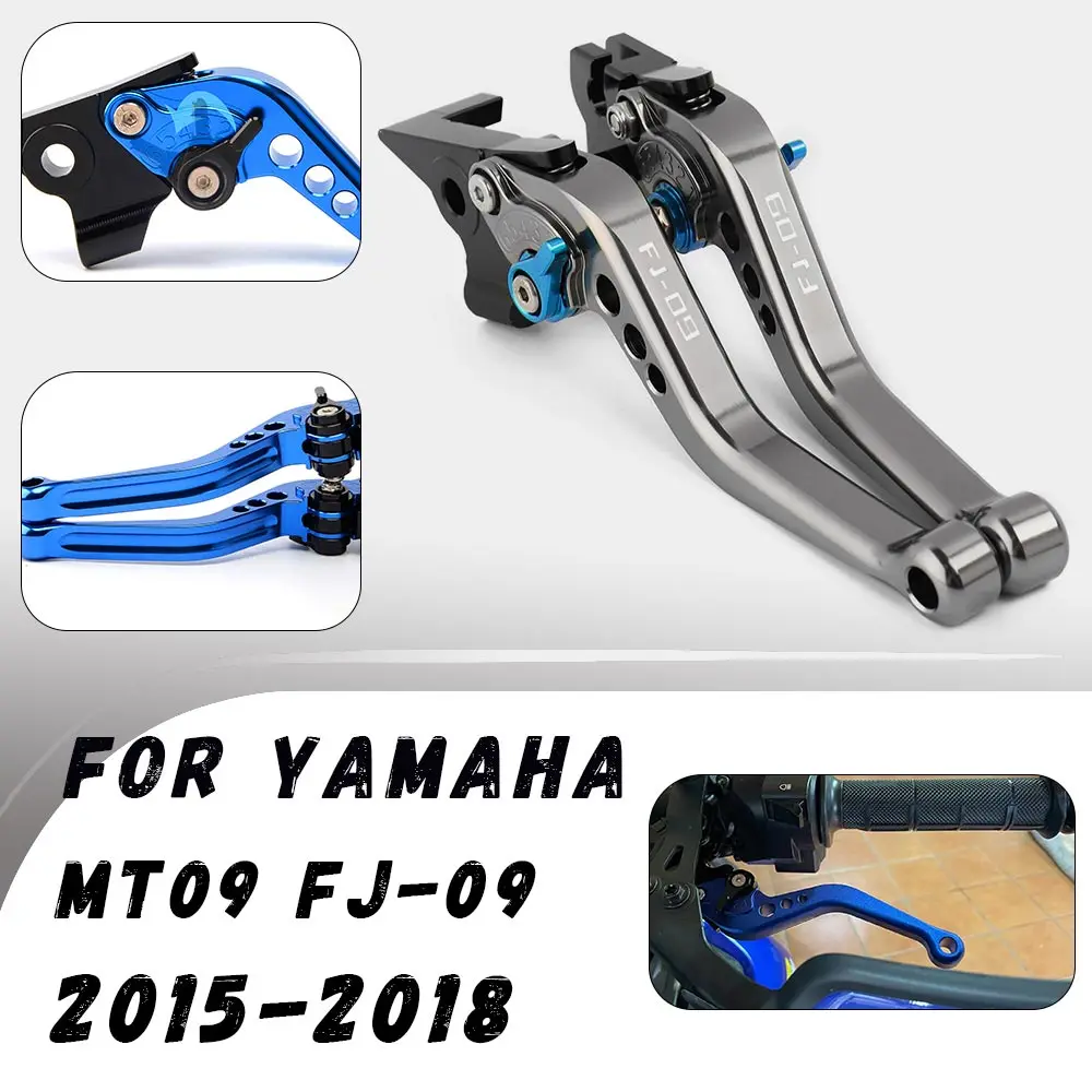 

For Yamaha MT09 FJ-09 2015 -2018 Motorcycle CNC Clutch Brake Levers Modified Horn Adjustable Folding Hand Lever Motorcycle Parts