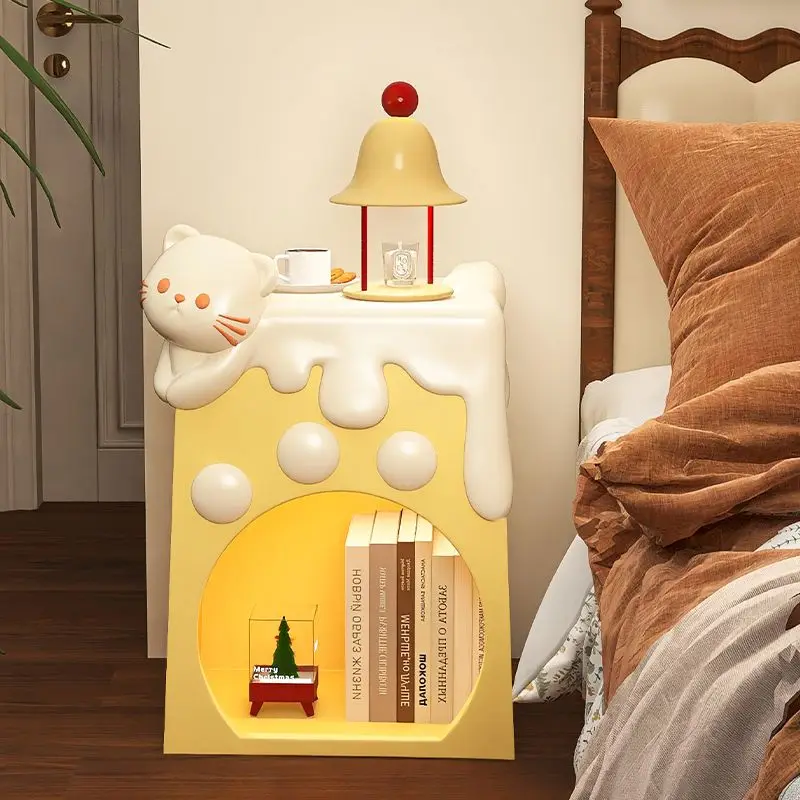 Side several substitutes Cream wind Bedroom Bedside storage cabinet