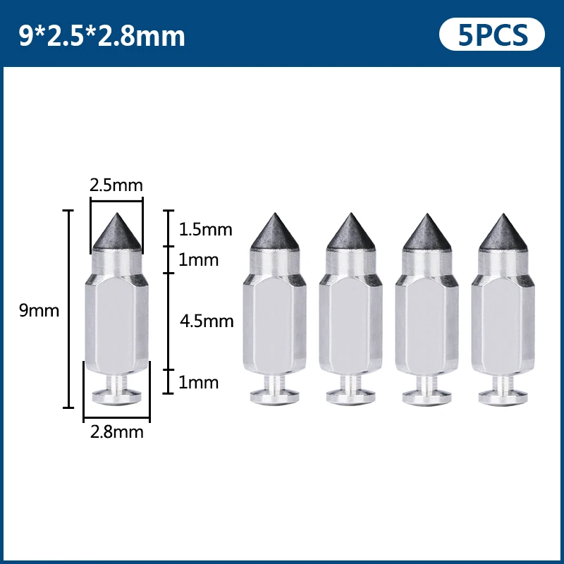 XCAN 5pcs Carburetor Needle Valve For FS450 Chainsaw Garden Power Tool Accessories