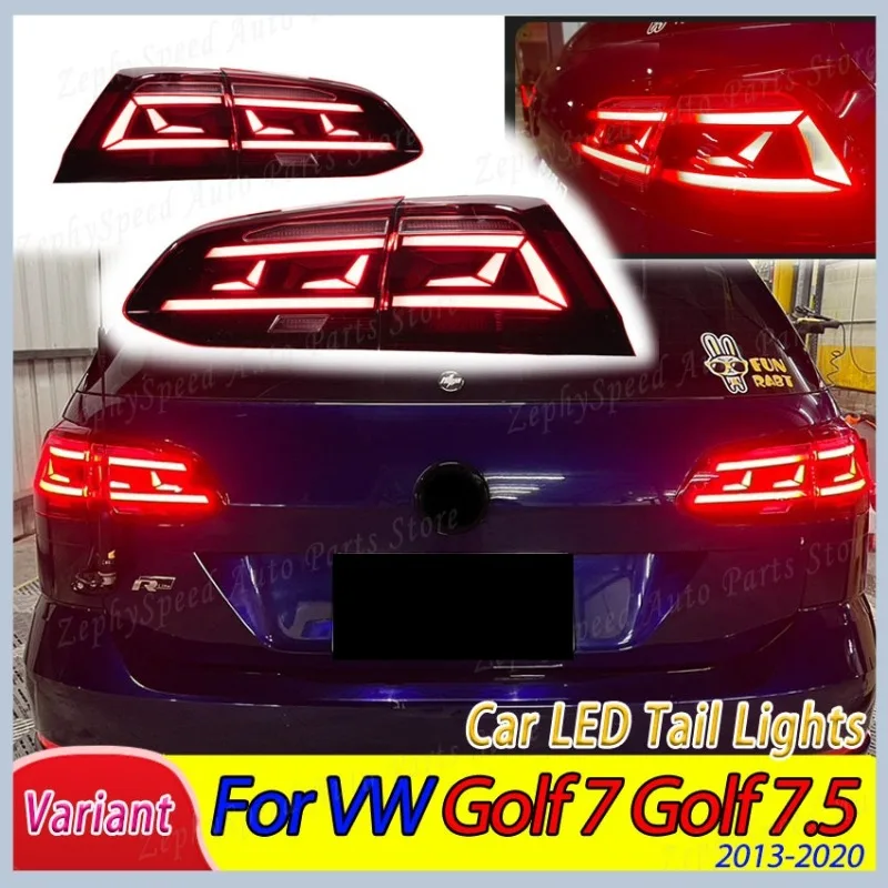Car LED Tail Lights For Volkswagen Variant VW Golf 7 Golf 7.5 2013-2020 For Sport Rear Brake Turn Signal Taillights Body Kits