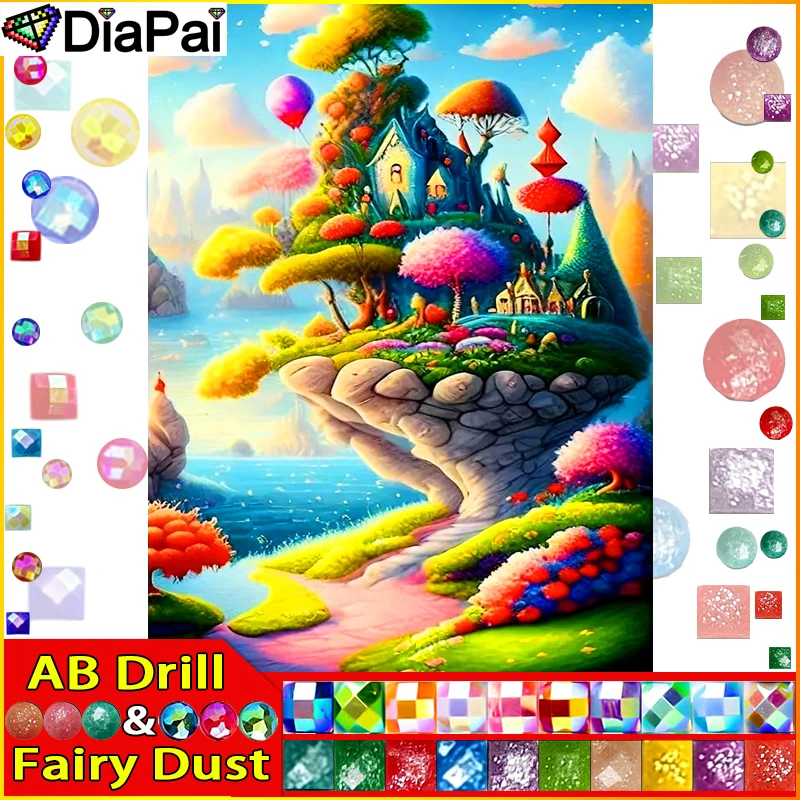 DIAPAI Fairy Dust AB Full Diamond Embroidery 