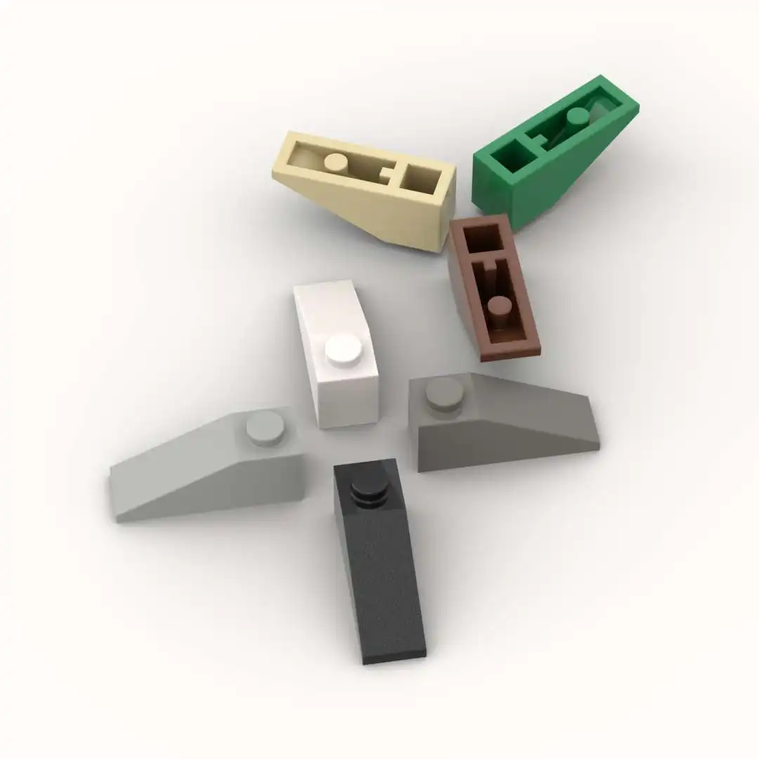 10PCS Parts Plate 4286 Slope 33 3x1 Building Blocks 100% Compatible DIY Bricks Toys