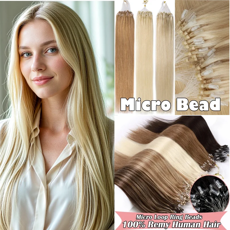 100-human-hair-micro-loop-hairpiece-12inch-straight-613-p4-613-hair-wig-increase-hair-volume-fullness-party-use-wholesale