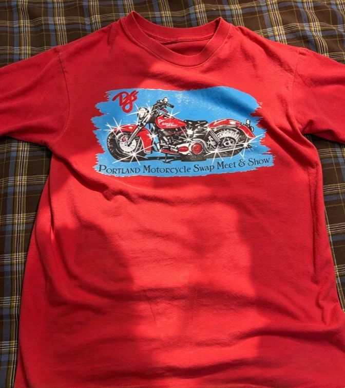 2026 New Best-Seller Trending Vintage Motorcycle Graphic Oversized Short Sleeve T-Shirt, Streetwear Enthusiasts Daily Wear Item