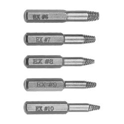 Herramienta de extracción de grifo de tornillo dañado, Extractor de tornillos de cabeza rota, broca de 4mm, 6,35mm, accesorios de repuesto para herramientas eléctricas de bricolaje para el hogar