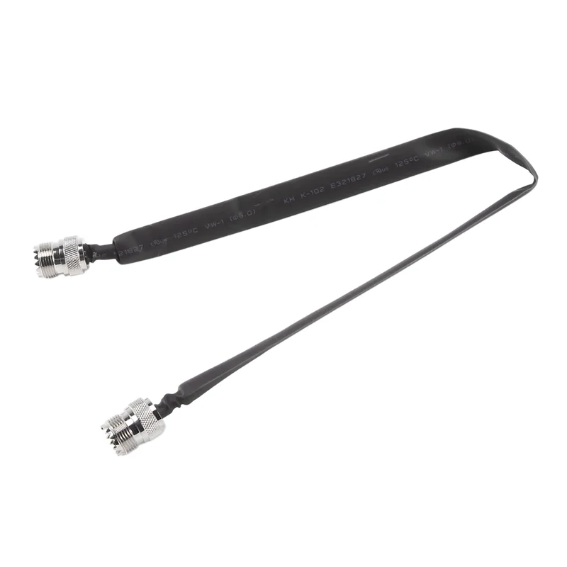 5X ประตู/หน้าต่างผ่านแบน RF COAXIAL CABLE SO239 UHF หญิง UHF หญิง 50 OHM RF COAX Pigtail สายไฟต่อ