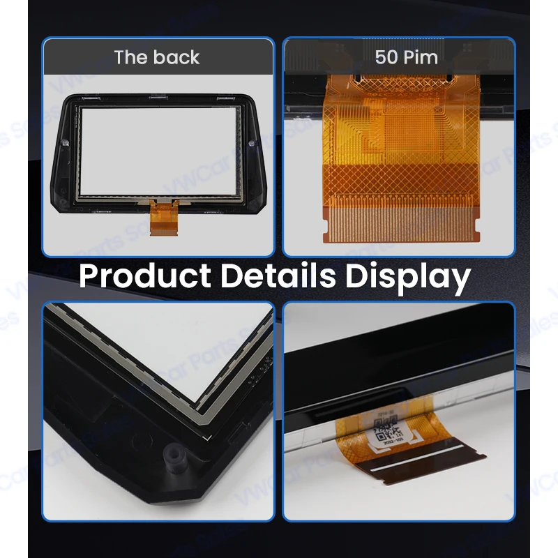 NEW 7 Inch 50 Pins DTS2032 Glass Touch Screen Panel Digitizer Lens Sensor For 2017-2019 Mazda 3 Car TM070RDH03-00 LCD