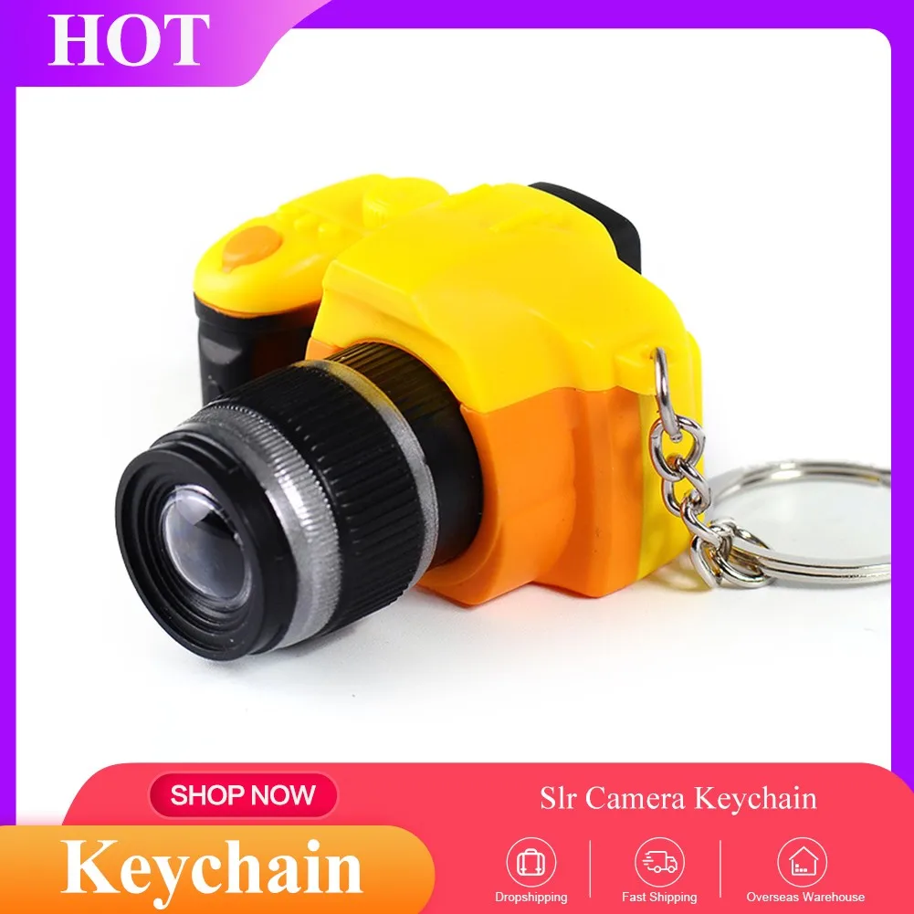 New Arrival Keychain Camera Toy Mini Doll Accessories Cute Charm With Flash Light & Sound Effect Projection Kids Novely Gifts