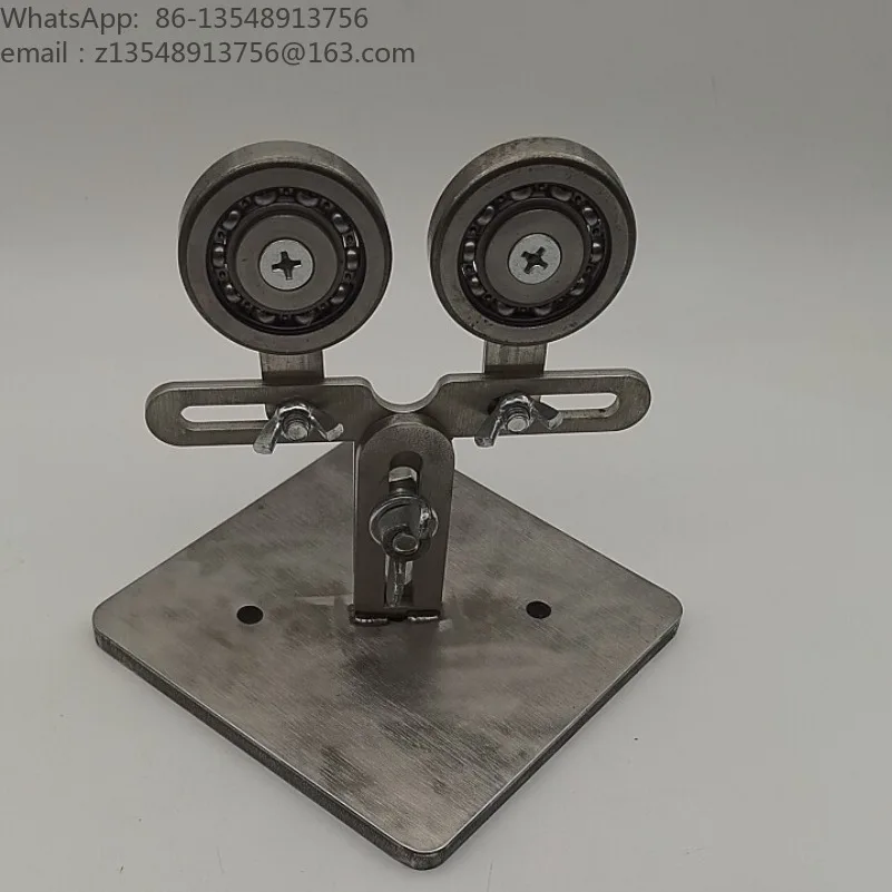 Lampworking Table Top Glass Rolling Tool Stainless Steel Roller for Rotating Hot Glass Rod and Tube During Heating