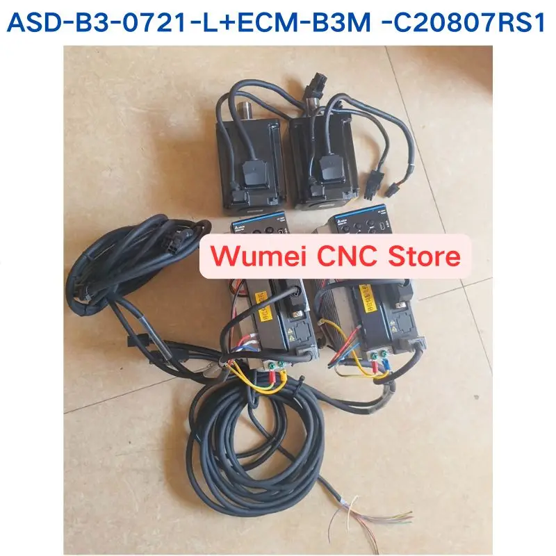 

90% new ASD-B3-0721-L+ECM-B3M-C20807RS1 with cable set