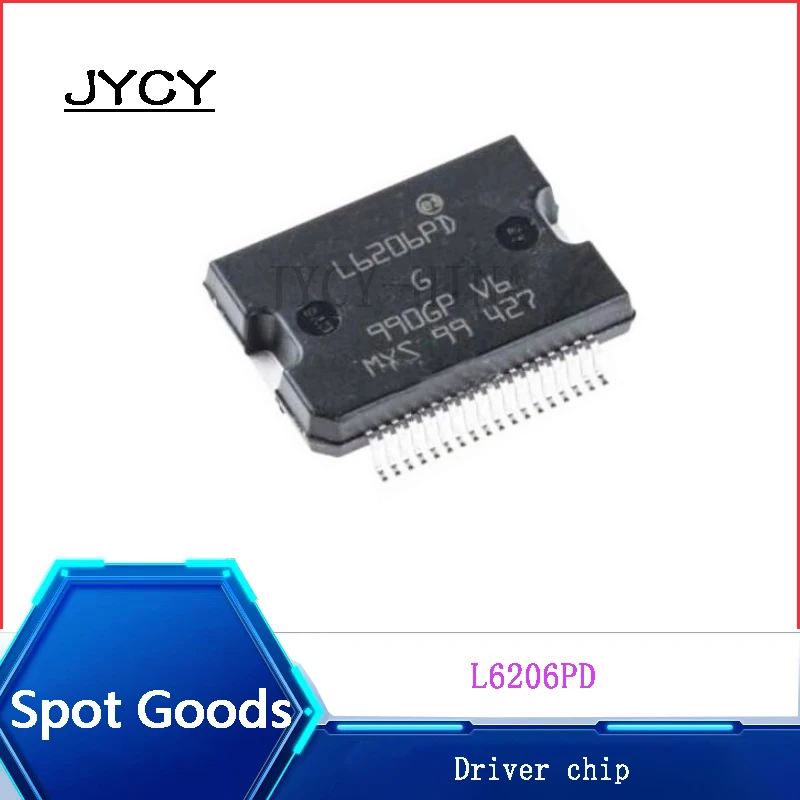 1PCS/lote  driver chip L6206PD L6206PD013TR NEW HSSOP36 stock  Dual bridge stepper motor driver chip