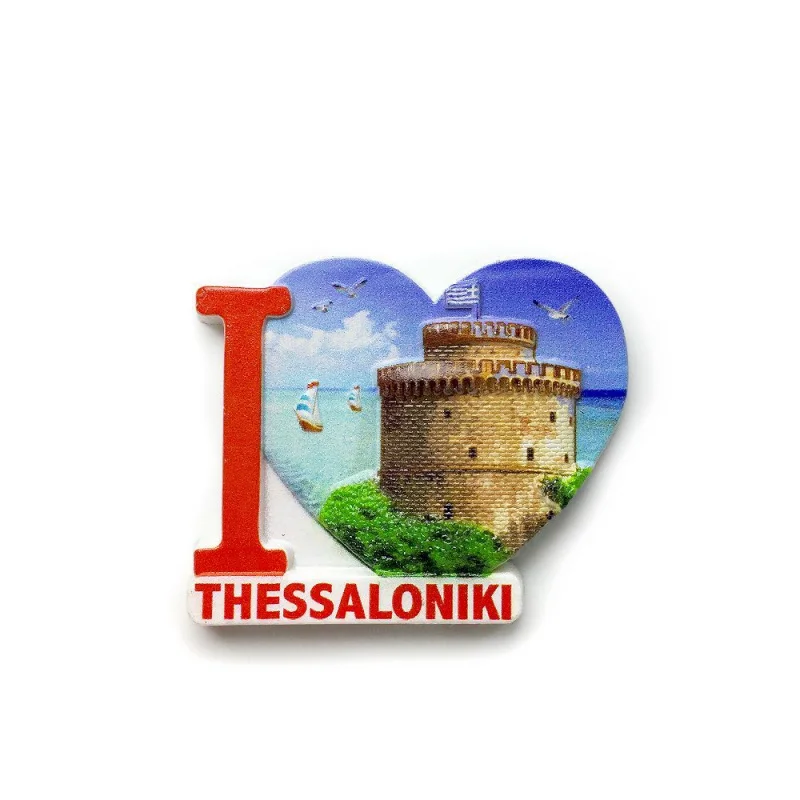 

Thessaloniki, Greece High-Value 3D Landscape Decorative Magnetic Fridge Magnets Souvenir Hot Item