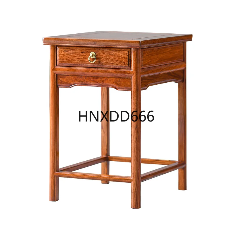 

Redwood edge few red sandalwood small coffee table living room rosewood solid wood sofa corner few tea rack Chinese style