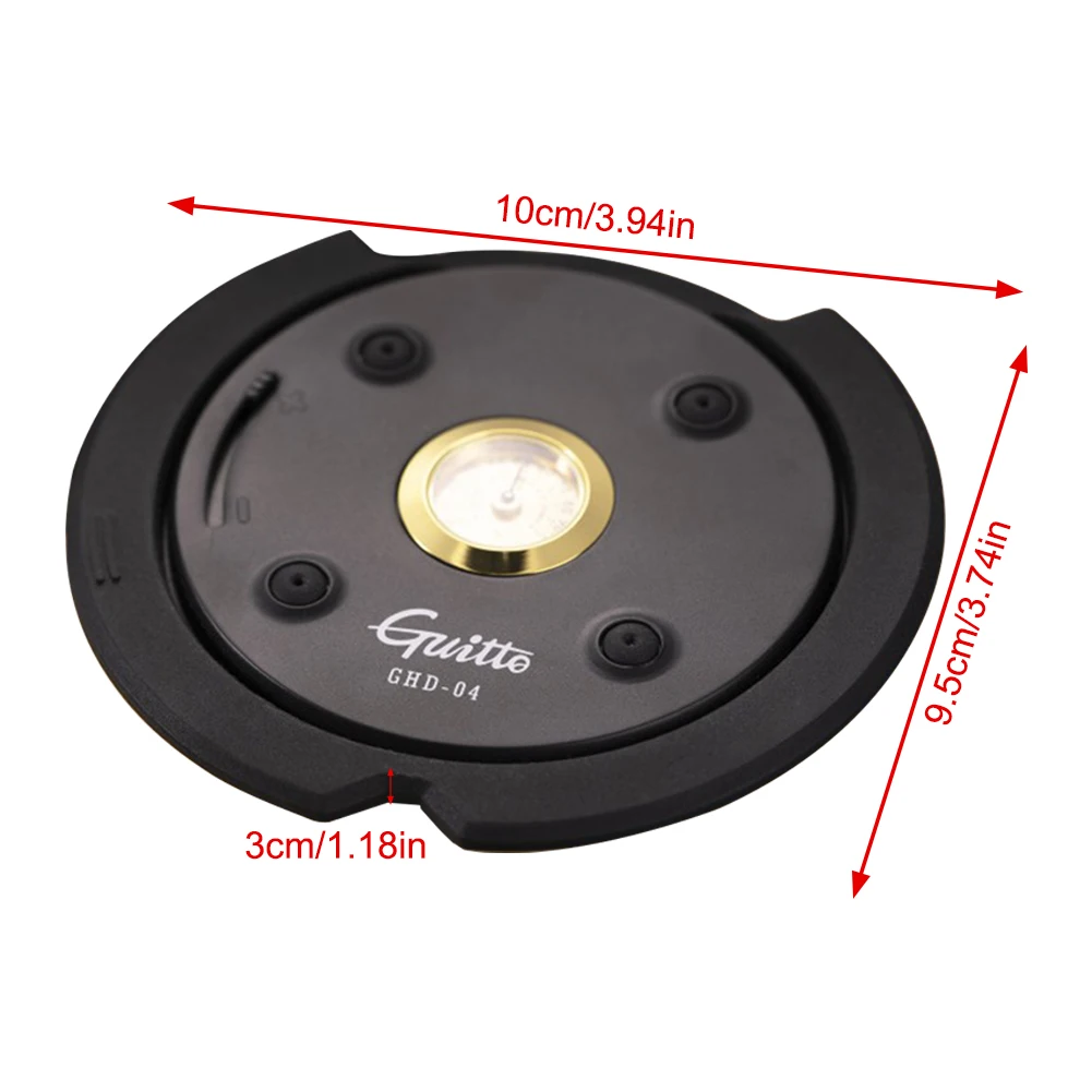 مرطب الجيتار الصوتي غطاء فتحة الصوت الصوتية مع مقياس رطوبة الجيتار ومرطب الجيتار الشعبي للعناية بالجيتار والصيانة