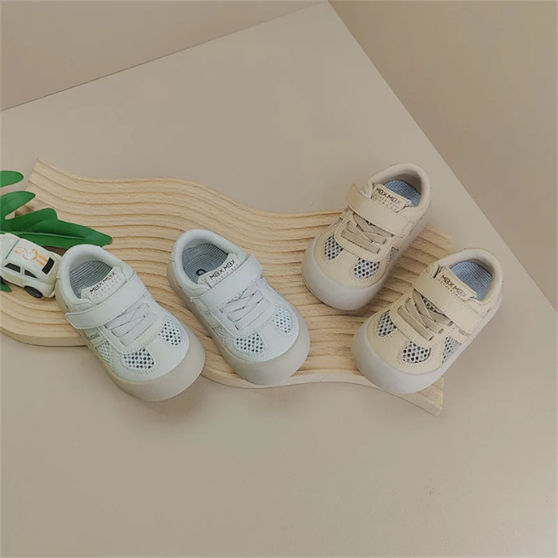 New Summer Baby Shoes Mesh Breathable Toddler Kids Sneakers Outdoor Boys Tennis Soft Sole Fashion little Girls Sneakers