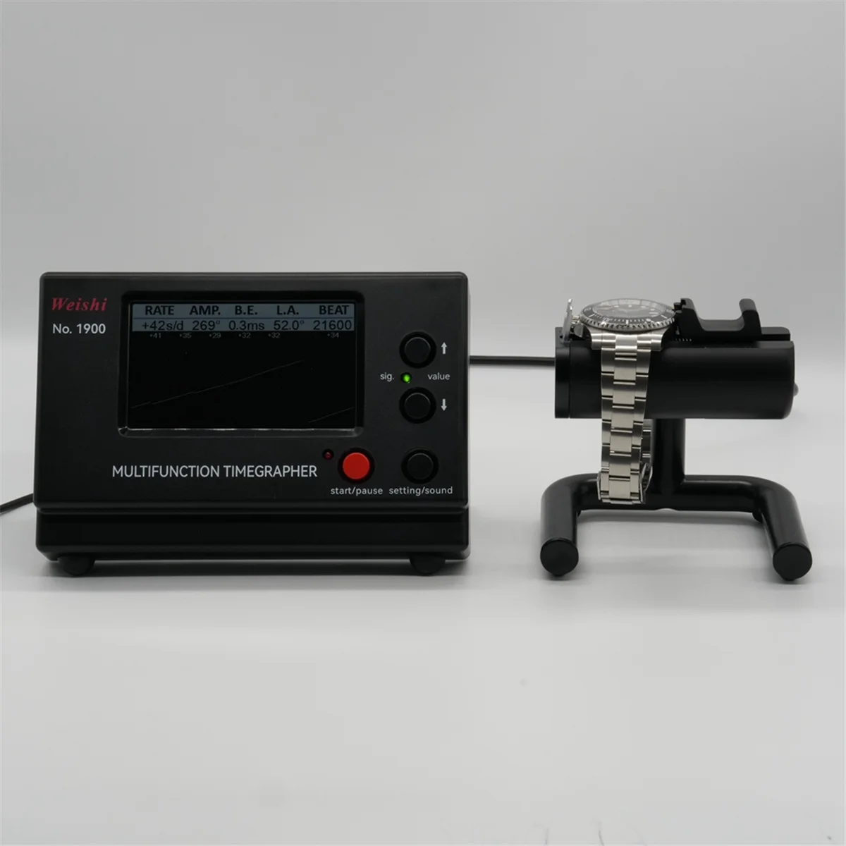 A22I ,EU Plug,No.1900 Timegrapher Watch Testing Tool Watch Tester for Repairers Hobbyists Watch Test Repairing Tool Timing Test