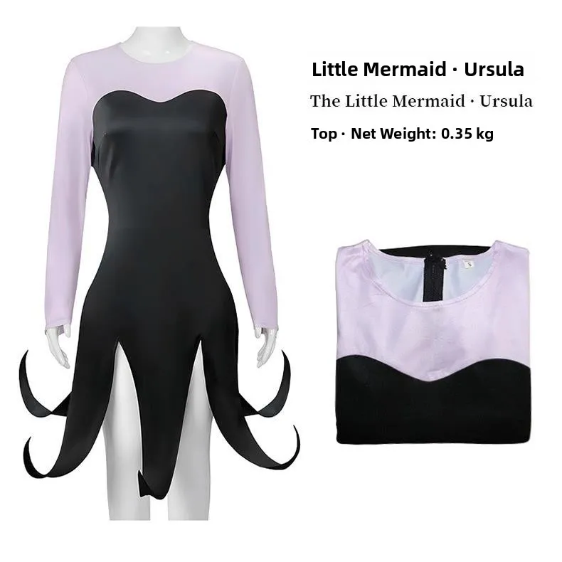 

Костюм осьминога Урсулы из «Русалочки» для сценических выступлений, женский модный традиционный этнический сценический костюм на Хэллоуин