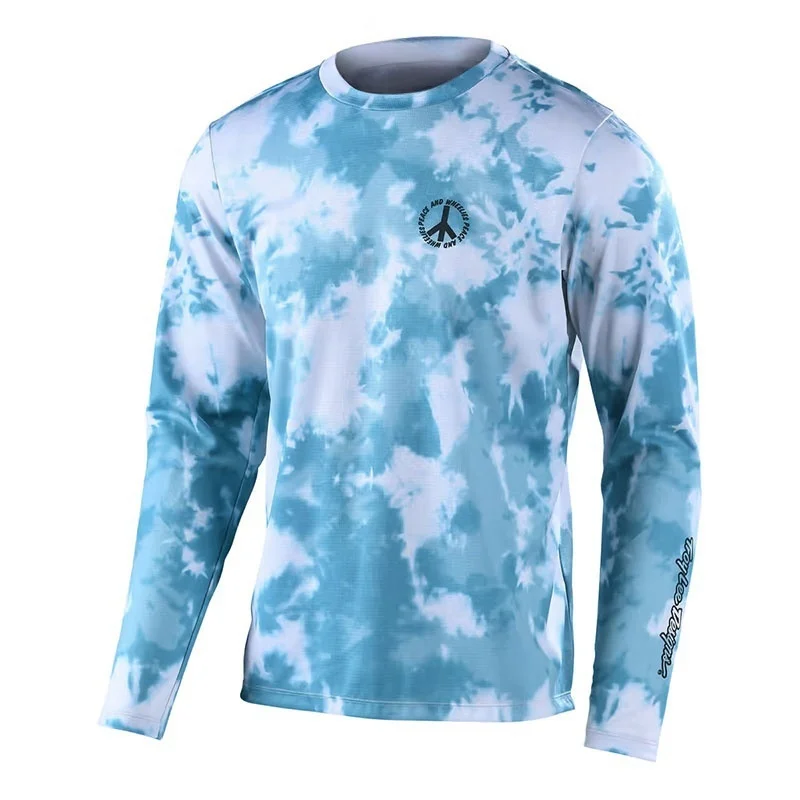 

2025 Printed Off Road Motorcycle Men's Sportswear Adult Size Speed Control Breathable Bicycle Long Sleeve T-shirt