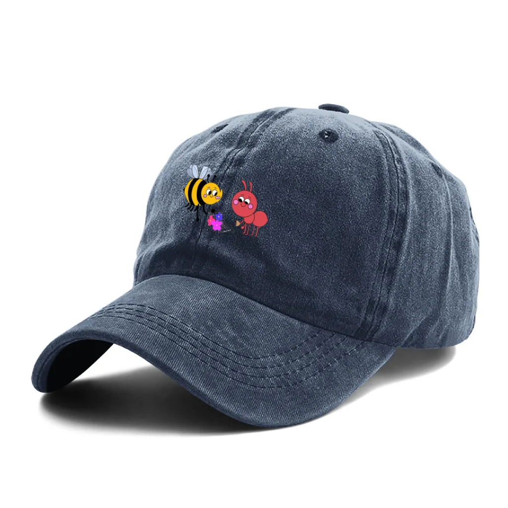 

Bee and Ant Bumble Nums Fashion Baseball Cap Outdoor Caps Sunscreen Hat Hip Hop Tide Snapback Hats Adjustable Cowboy