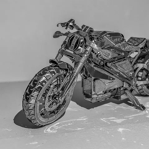 Motorcykel 3D Metallpussel Eiffeltornet DIY Modellbyggsats Vuxenleksaker Födelsedagspresent 6 best sales metallmodellbyggsats - №6