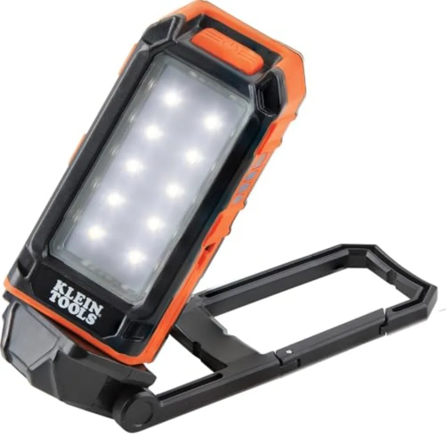 

56403 LED Light, Rechargeable Flash/ Kickstand, Magnetic Mount, and Carabiner, Charges Small Electronics, for Work, Camping