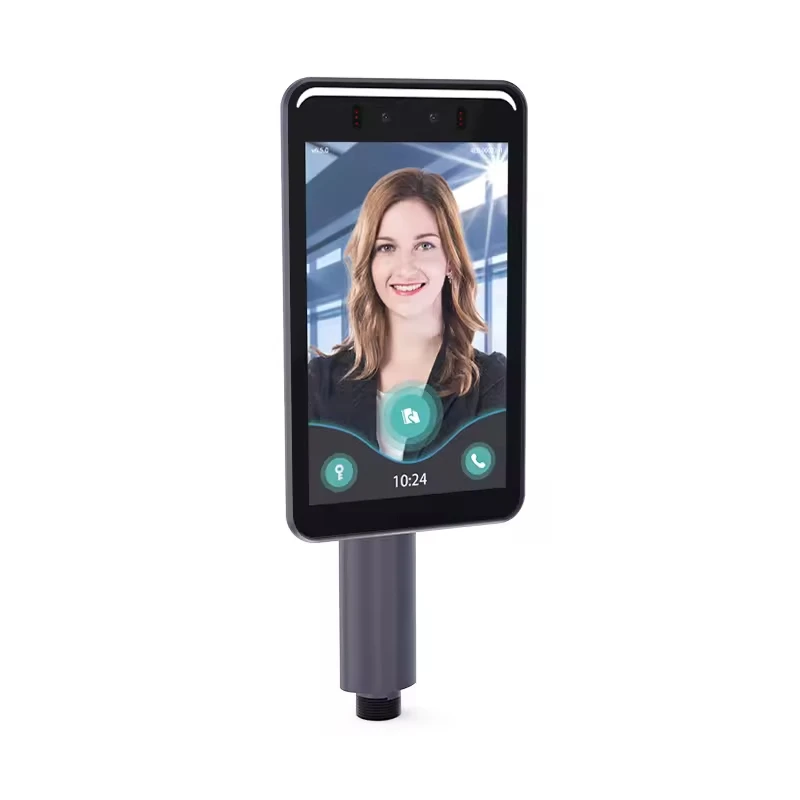 Tengda 8 Inch IP65 Waterproof Outdoor Terminal Biometric Access Control Machine With Face Recognition Time Attendance SDK