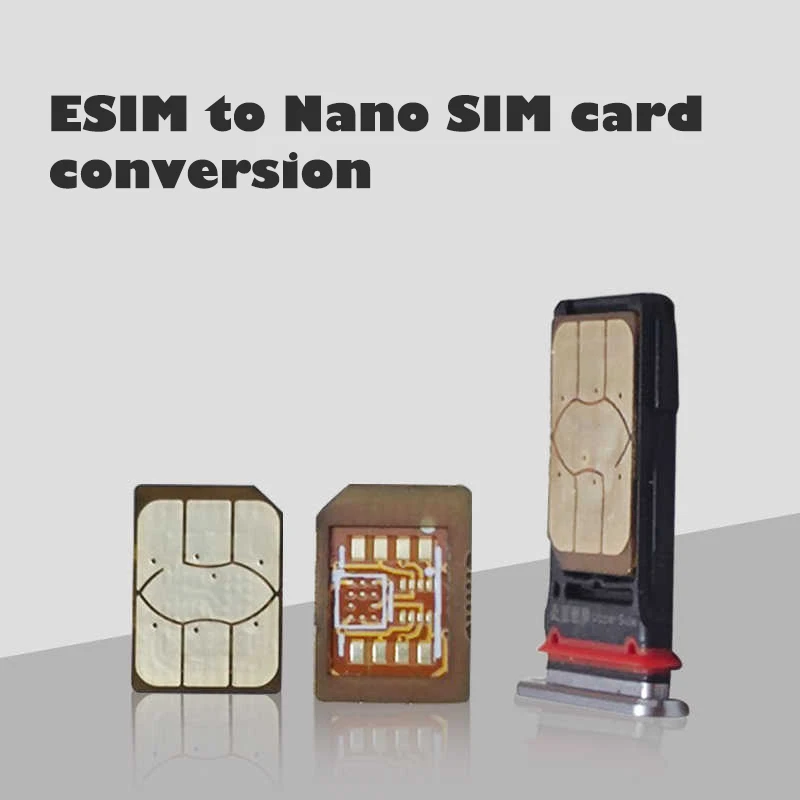 ESIM to Nano SIM Card Holder ESIM Card Adapter Solder Plate Recovery Physical Card Plate Make Your Own Sim Card DIY 2 pcs