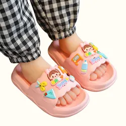 Children Slippers Soft Anti-slip and Wear-resistant EVA Sandals  Skid Design Cartoon Pattern Girls boys Shoes Sandy Beach