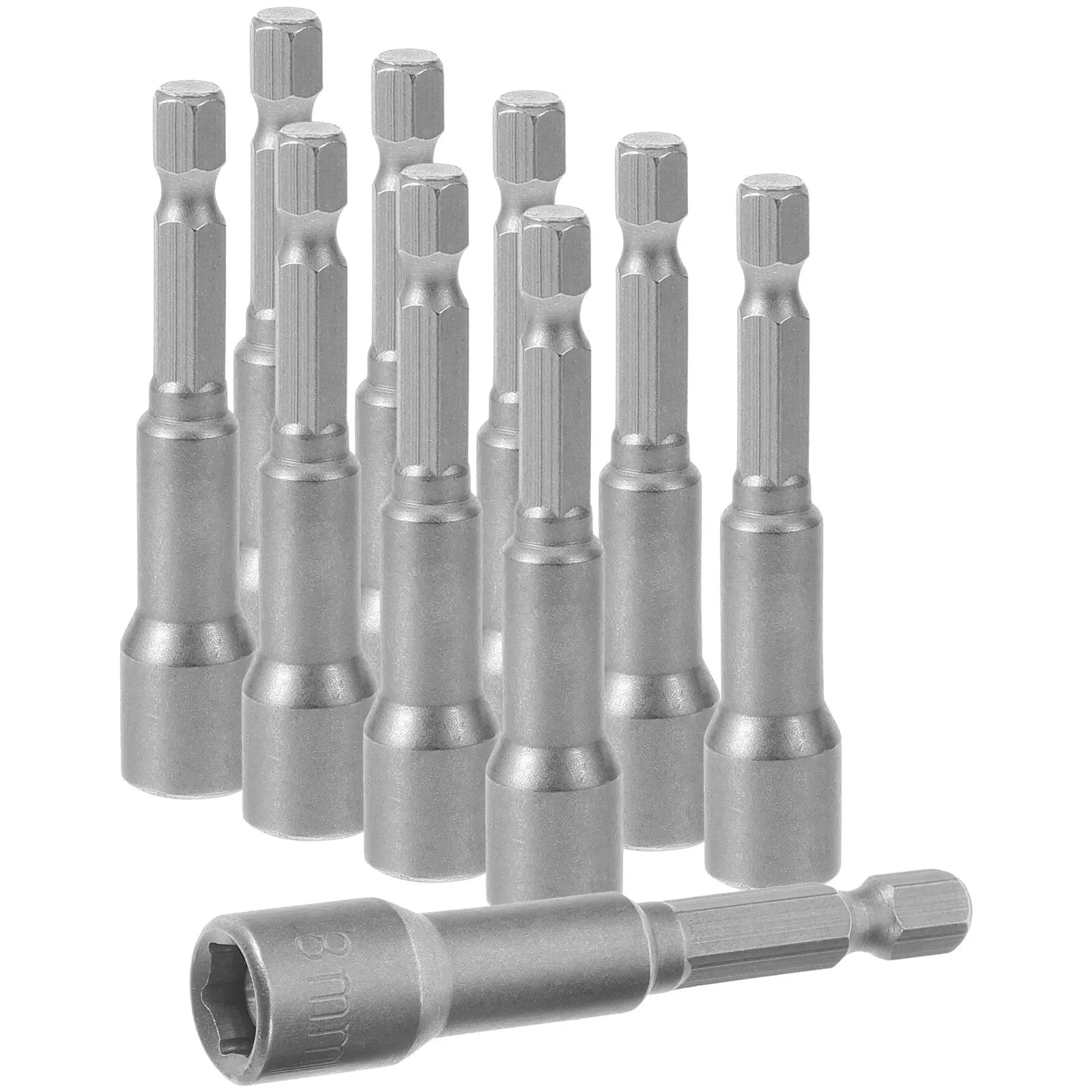 

1Set Magnetic Nut Driver Bit Handle Drill Adapter Chromium Vanadium Steel Socket Impact Nut Setter Power Wrench Tool