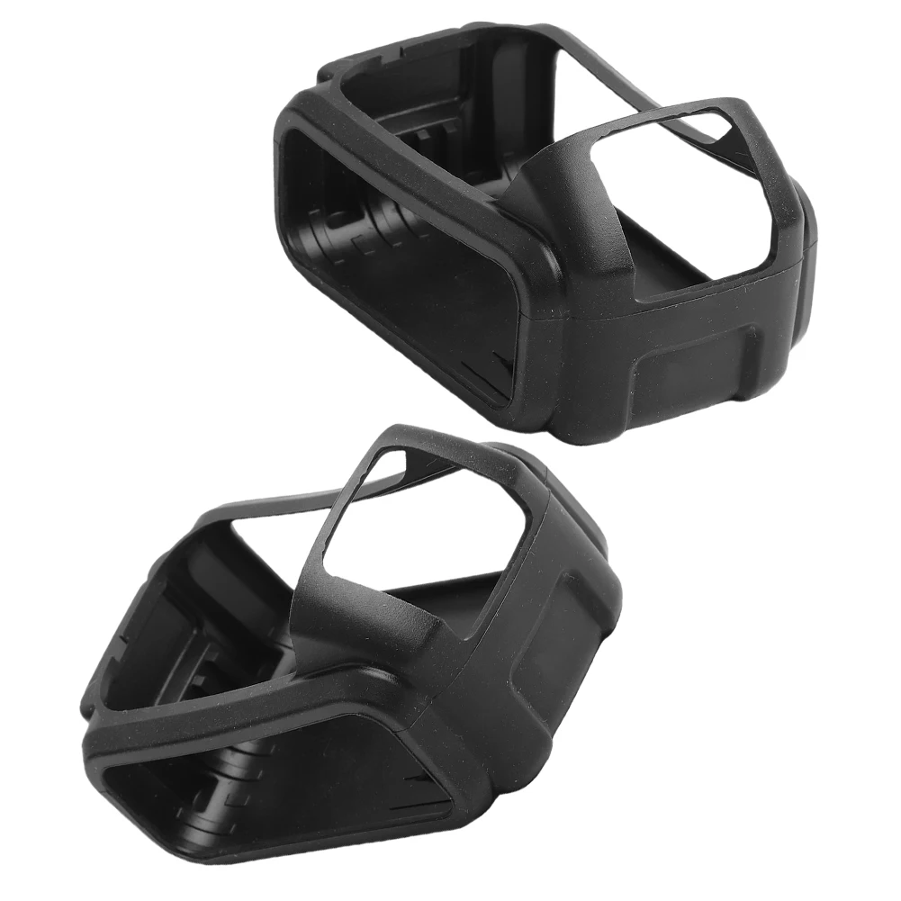2pcs Black Silicone Protect Case Cover For 20V 4.0,5.0 Battery Protective Cover Protect Case Power Tools