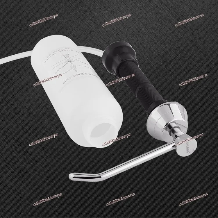 Kitchen Sink Large Capacity Soap Dispenser Full Copper Hydraulic Head Extended Nozzle