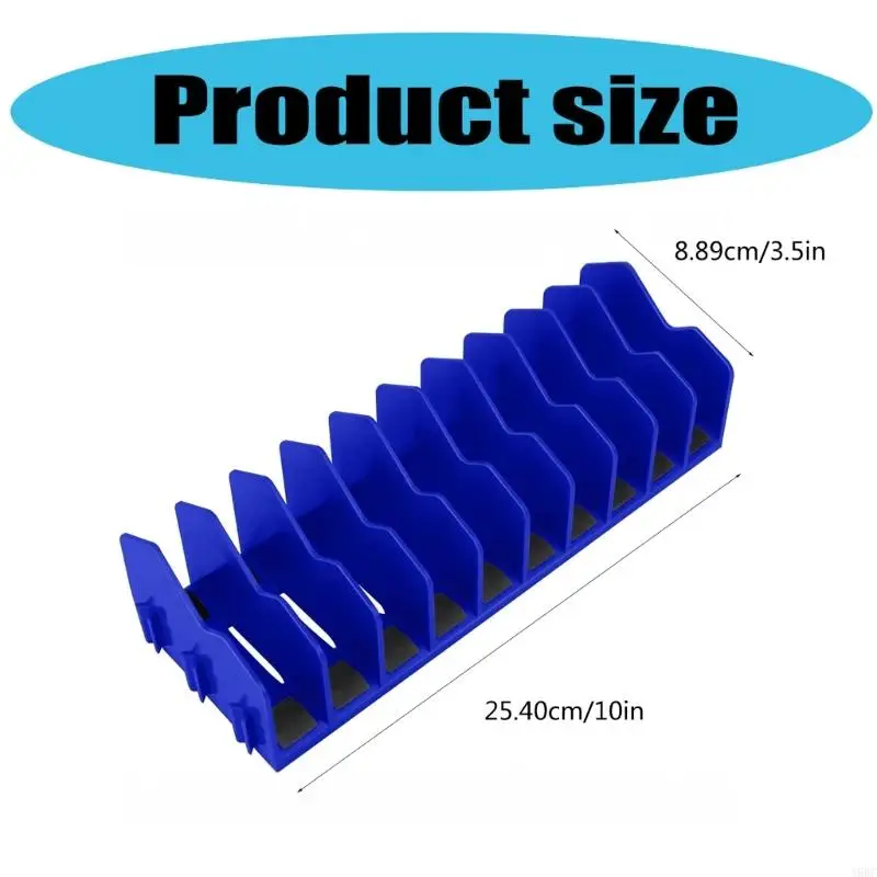 A9BC -Plierhalter -Rack mit Nonslip Gummi Base 10 Slot Tool Drawer