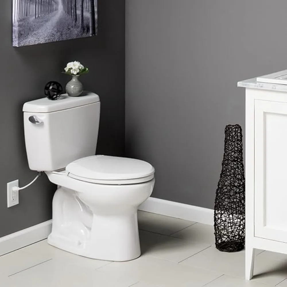 جودة عالية - مقعد مرحاض خفيف ليلي أبيض ساخن، مقعد بلاستيكي قابل للتعديل وقابل للتعديل يدوم طويلاً، ممدود - شحن مجاني #3