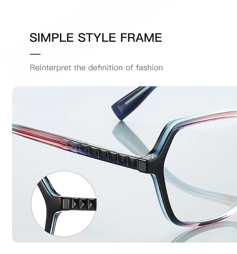 نظارات JMISUS Butterfly خفيفة الوزن من الأسيتات للنساء بإطار مربع عتيق عدسات تقدمية للقراءة والكمبيوتر