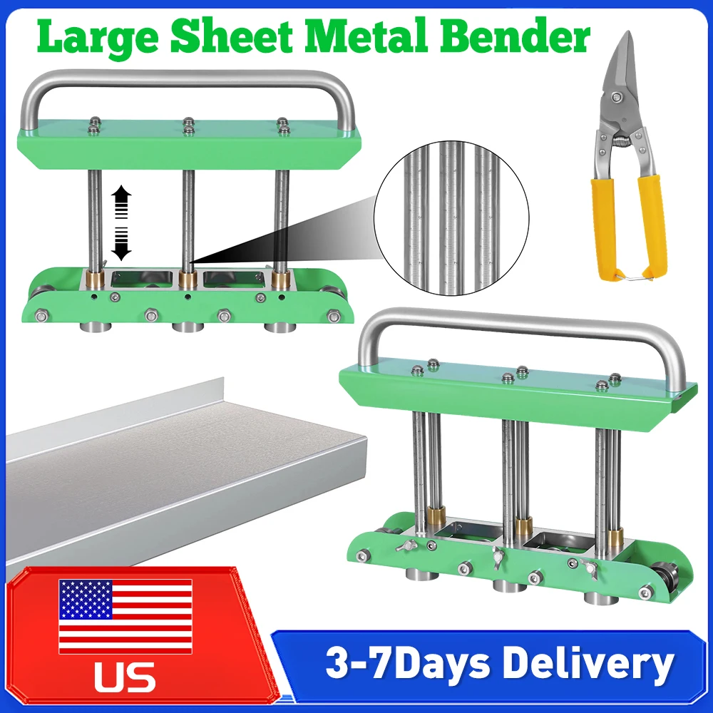

Трехпозиционный роликовый гибочный станок для кромок 0-90° ° Инструмент для гибки металлических кровельных материалов, гибочный станок для листового металла, инструмент для гибки капельников