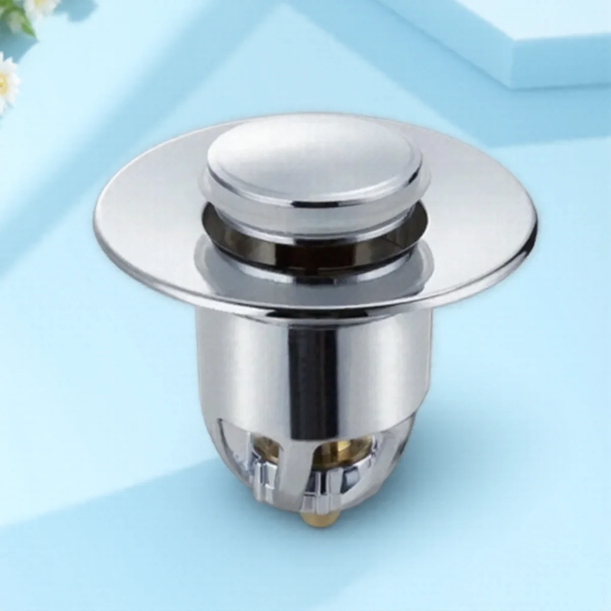 

Сливной фильтр для раковины из нержавеющей стали, нажимной тип, фитинги для сливной трубы для ванной комнаты, кухонной раковины, универсальный преобразователь для слива раковины, сердечник отскока