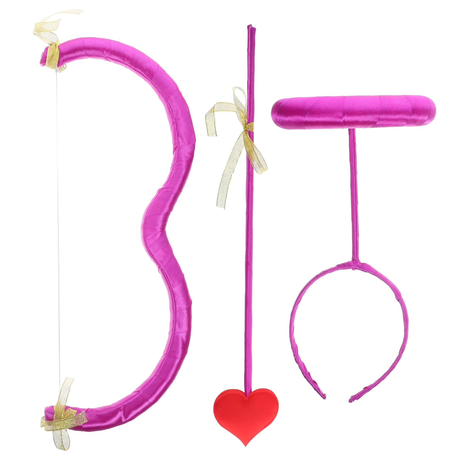 1 zestaw Opaska Aniołek Walentynki Amor Łuk Strzała Kostium Dekoracyjny Rekwizyt na Imprezę Cosplay Prezent