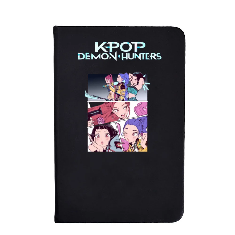 

Anime KPop Demon Hunters Notebook Cartoon Patterned Print Student Journal Notepad Memorandum Student Stationery Gift Souvenir