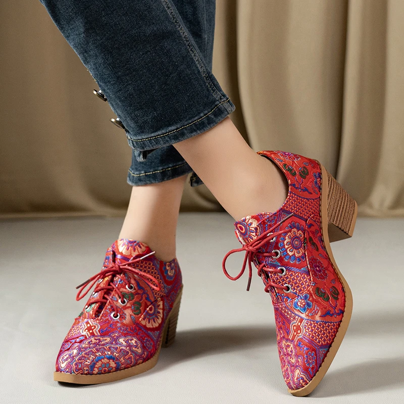 Ethnic Ladies Boots Spring Win - The Ethnic Fashion review and price