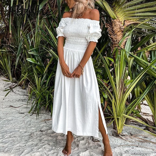 off shoulder sun dress SUNSIOM Women Off-Shoulder Maxi Dress Sleeveless Striped Flower Print  Ruffle Cocktail Dress Summer Beach Long Dress (Colorful, S) at Amazon  Women's Clothing store