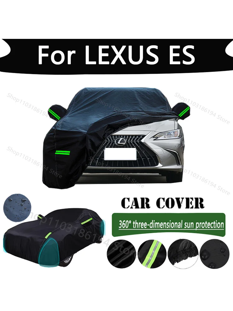 

For LEXUS ES Outdoor Protection Full Car Cover Snow Covers Rainwater Sunshine Dustproof Scratches Car Cover