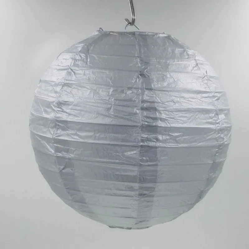 5 stücke Chinesische Papier Ball Lampion Hängen Weiß Hochzeit Dekoration Papier Laternen Lampenschirm Party Decor Liefert Baby Dusche Favor – Detail 29