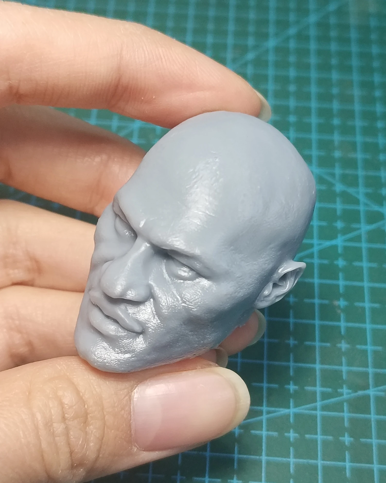 1/6 スケール未塗装ローレンス・フィッシュバーンヘッド彫刻彫刻モデルおもちゃ