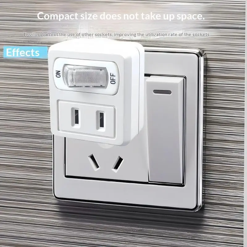 1Pc 2Pin 90 Angle Rotatable Power Socket Plug Adapter Foldable Travel Aadapters Power Converter Plug Electrical Socket