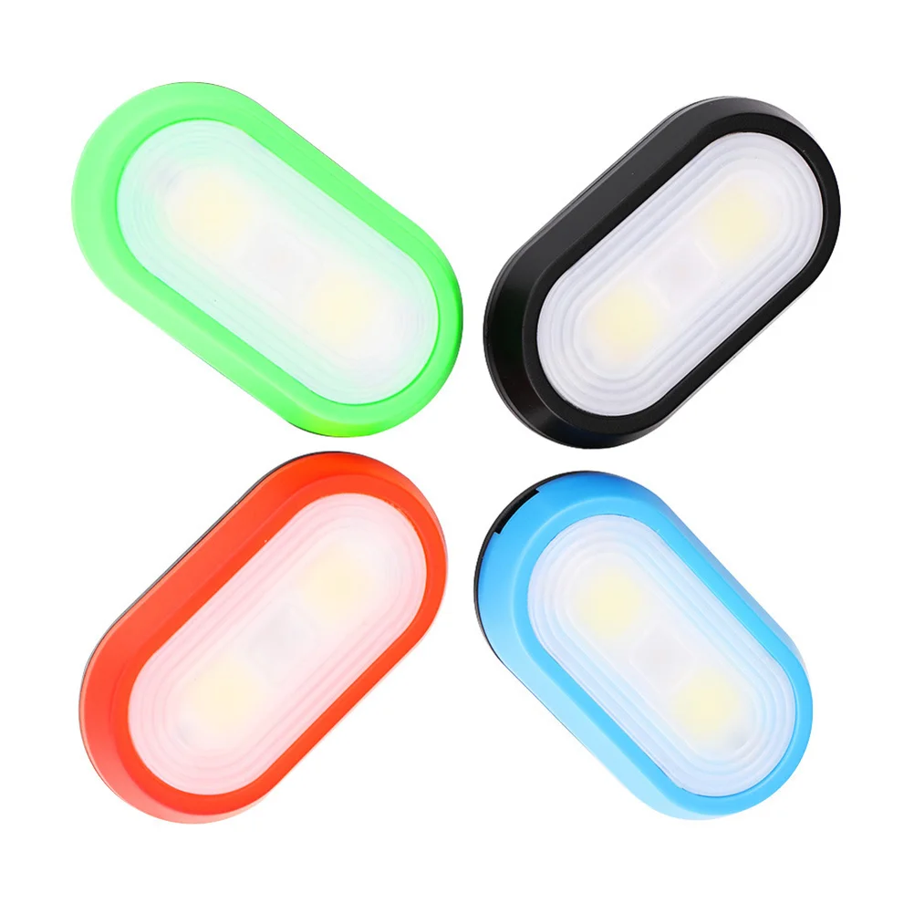 4 PCS LED Safety Light Clip On Strobe Running Lights for Runners Dogs Bikes Walking - Batteries Not Included (Random Color)