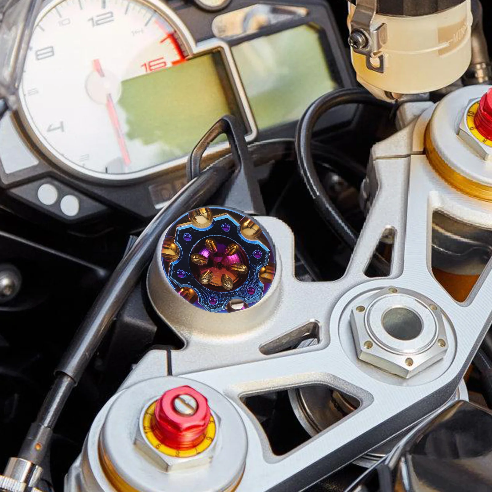 

Universal Motorcycle Key Head Cover Sturdy DIY Motor Modified Key Tip Protector for Scooters and Motorbikes Lightweight